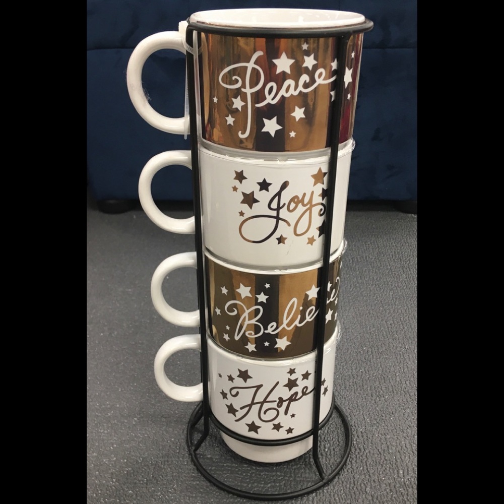 Cups for coffee or tea with special words